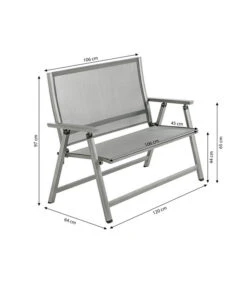 Dehner Klappbank Chicago, 2-Sitzer -Gardena Store 6701783 WE BG 001 KLAPPBANKCHICAGO