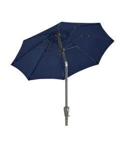 Dehner Sonnenschirm Vido, Rund, Ca. Ø150 Cm -Gardena Store 6702997 WE FS 003 SchirmVidoDunkelgrauNeu