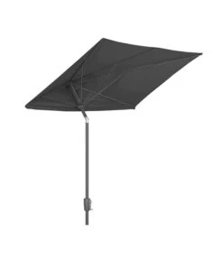 Dehner Balkonschirm Chios, Rechteckig, Ca. B210/T130 Cm -Gardena Store 6703243 WE FS 004 BalkonschirmChiosDunkelgrauNeu