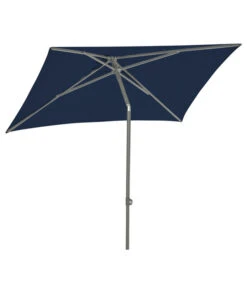 Dehner Sonnenschirm Andros, Rechteckig, Ca. B210/T150 Cm -Gardena Store 6703607 WE FS 004 DehnerSchirmAndrosDunkelblauNeu