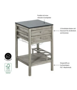 Dehner Schubladenschrank Southampton, Ca. B50/H90/T50 Cm 11 Dehner Schubladenschrank Southampton, Ca. B50/H90/T50 Cm -Gardena Store 6713739 WE IG 001 SchrankSouthamptonGrauNEU