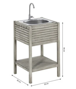 Dehner Spülschrank Southampton, Ca. B50/H90/T50 Cm -Gardena Store 6713762 WE BG 001 SpuelschrankSouthamptonNEU