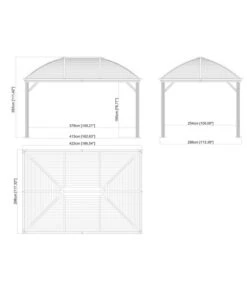 Sojag Pavillon Moreno 10x14 -Gardena Store 6752695 WE FS 002 PavillonMoreno10x14