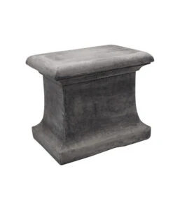 Fantasieco Stein-Sockel Für Löwen, Dunkelgrau, Ca. B25/H26/T32 Cm