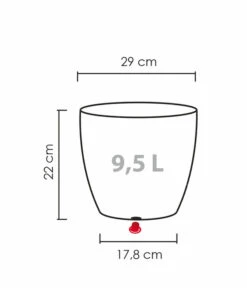 Scheurich Kunststoff-Topf Barceo, Rund 9 Scheurich Kunststoff-Topf Barceo, Rund -Gardena Store 6769475 WE BG 001 ScheurichTopfBarceo