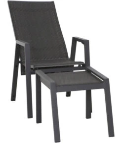 Siena Garden Hocker Savona -Gardena Store 6776579 WE FS 007 HOCKER SAVONA ANTHRAZIT SCHWARZ