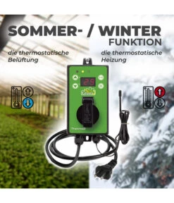 Bio Green Überwinterungszelt-Set Arctic, Inkl. Heizung & Frostwächter, Ca. B186/H175/T84 Cm 36 Bio Green Überwinterungszelt-Set Arctic, Inkl. Heizung & Frostwächter, Ca. B186/H175/T84 Cm -Gardena Store 6814636 WE DE 001 BioGreenThermostat