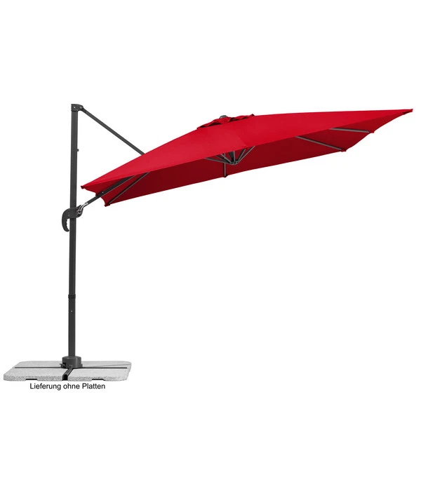 Schneider Ampelschirm Rhodos Junior, Quadratisch, Ca. B270/T270 Cm 4 Schneider Ampelschirm Rhodos Junior, Quadratisch, Ca. B270/T270 Cm – Bild 2