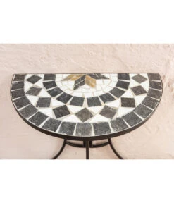 Dehner Mosaiktisch Diana Halbrund, Ca. B60/H72,5/T31,5 Cm 9 Dehner Mosaiktisch Diana Halbrund, Ca. B60/H72,5/T31,5 Cm -Gardena Store 6875082 WE DE 001 TischHalbrundDiana