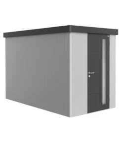 Biohort Gerätehaus Neo 4A, Silber/dunkelgrau