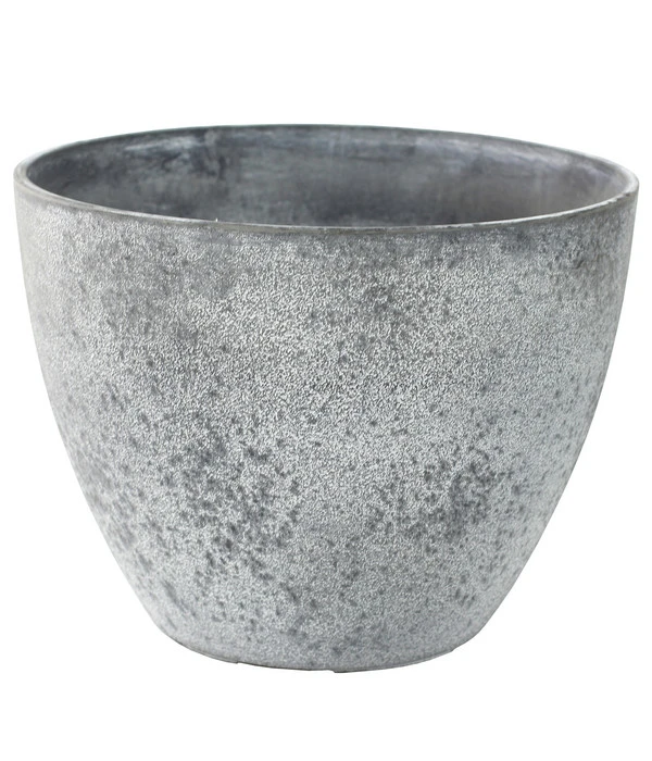 Dehner Kunststoff-Übertopf Nova, Konisch, Grau 3 Dehner Kunststoff-Übertopf Nova, Konisch, Grau