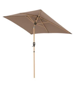 Doppler Sonnenschirm Aluwood Ultra, Rechteckig, Ca. B210/T140 Cm 10 Doppler Sonnenschirm Aluwood Ultra, Rechteckig, Ca. B210/T140 Cm -Gardena Store 6910426 WE FS 005 AluWoodAutoTiltUltra210x140Greige