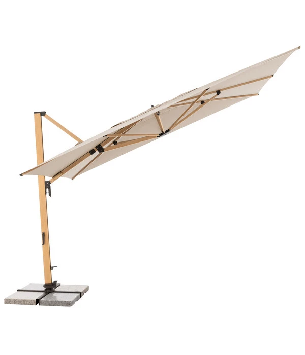 Doppler Pendelschirm Aluwood XL, Rechteckig, Ca. B400/T300 Cm 6 Doppler Pendelschirm Aluwood XL, Rechteckig, Ca. B400/T300 Cm – Bild 4