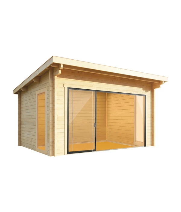 Wolff Finnhaus Gartenhaus Trondheim 44-M, Inkl. Schiebetür Links, Ca. B540/H260/T490 Cm 3 Wolff Finnhaus Gartenhaus Trondheim 44-M, Inkl. Schiebetür Links, Ca. B540/H260/T490 Cm