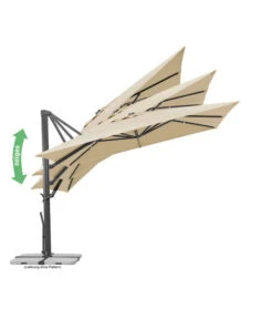 Schneider Ampelschirm Rhodos Smart, Quadratisch, Ca. B300/T300 Cm -Gardena Store 6953384 6953434 WE IG 003 SchneiderAmpelschirmRhodosSmart