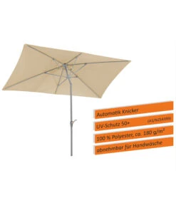 Schneider Sonnenschirm Porto, Rechteckig, Ca. B300/T200 Cm -Gardena Store 6953582 WE IG 001 SchneiderSonnenschirmPorto300x200natur