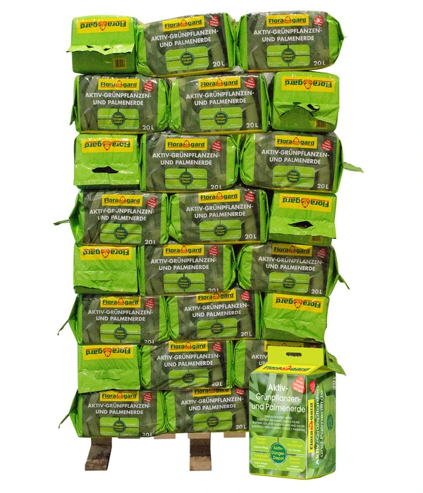 Floragard Aktiv Grünpflanzen- Und Palmenerde, 56 X 20 L 3 Floragard Aktiv Grünpflanzen- Und Palmenerde, 56 X 20 L