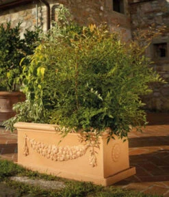 Farmet New Kunststoff-Kasten Impruneta, Rechteckig, Terrakotta Inkl. Untersetzer -Gardena Store 6964928 WE MO 001 FarmetNewKunststoffKastenImprunetarechteckigterrakotta