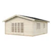 Palmako Gartenhaus Irene, Ca. B622/H312/T596 Cm 1 Palmako Gartenhaus Irene, Ca. B622/H312/T596 Cm -Gardena Store 6975361 WE FS 01 BlockbohlenhausIreneNatur