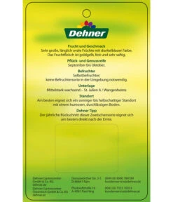 Zwetschge 'Haganta' 9 Zwetschge 'Haganta' -Gardena Store 7662257 ZwetscheHaganta Etikett 2