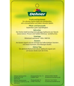 Herbstapfel 'Rubinola' 11 Herbstapfel 'Rubinola' -Gardena Store 7747165 HerbstapfelRubinola Etikett 2