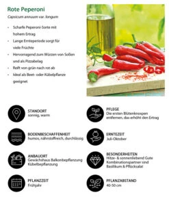 Rote Peperoni, Scharf 13 Rote Peperoni, Scharf -Gardena Store 8831687 WE IG 001 RotePeperoni