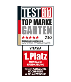 Vitavia Hochbeet Oslo In&Out, Grau/schwarz -Gardena Store Siegel VitaviaHochbeeteundPflanztische