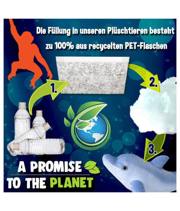 WILD REPUBLIC® Stofftier Panda, Ca. B35/H16 Cm 4 WILD REPUBLIC® Stofftier Panda, Ca. B35/H16 Cm – Bild 2